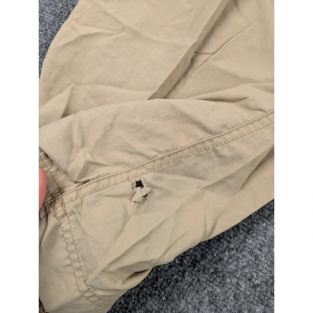 Scottevest Convertible Hiking Pants Mens 36/32 Beige‎ Tan Outdoor FLAW